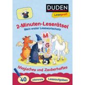 Duden Leseprofi - 2-Minuten-Leserätsel: Mein erster Lesewortschatz. Magisches und Zauberhaftes. 40 allererste Leseaufgaben, EAN/ISBN-13: 9783737334075