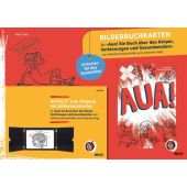 Bilderbuchkarten zu 'Aua! Ein Buch über den Körper, Verletzungen und Gesundwerden' von Felicitas Horstschäfer und Johannes Vogt, EAN/ISBN-13: 4019172600167
