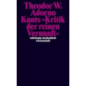 Kants 'Kritik der reinen Vernunft' (1959), Adorno, Theodor W, Suhrkamp, EAN/ISBN-13: 9783518299685
