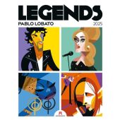 Legends - Musiklegenden Kalender 2025, Lobato, Pablo/Ackermann Kunstverlag, Ackermann Kunstverlag, EAN/ISBN-13: 9783838425634