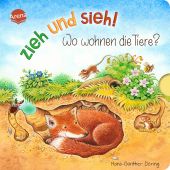 Zieh und sieh! Wo wohnen die Tiere?, Döring, Hans-Günther, Arena Verlag, EAN/ISBN-13: 9783401717616