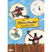 Der Otfried-Preußler-Kalender 2025 - Wandkalender für Kinder - Mit Räuber Hotzenplotz, Kleiner Hexe und Co. - 29,7 x 42 cm - Spiralbindung, EAN/ISBN-13: 4250809654072