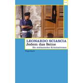 Jedem das Seine, Sciascia, Leonardo, Wagenbach, Klaus Verlag, EAN/ISBN-13: 9783803125972