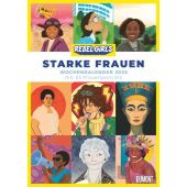 Starke Frauen Wochenkalender 2025 - Rebel Girls - Porträts und Biografien auf 53 Wochenblättern - Format 21,0 x 29,7 cm - Spiralbindung, EAN/ISBN-13: 4250809653518