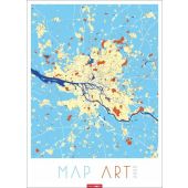 Map Art Kalender 2025, Müringer, Christian, Weingarten, EAN/ISBN-13: 9783839901526