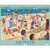 Martin Haake: Am Meer 2025 - Wimmelbilder - DUMONT Kinder-Kalender - Querformat 52 x 42,5 cm - Spiralbindung, EAN/ISBN-13: 4250809653563