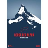 Marmota: Berge der Alpen 2025 - 12 Berg-Plakate - Wand-Kalender von DUMONT - Poster-Format 50 x 70 cm, EAN/ISBN-13: 4250809653952