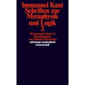 Werkausgabe 6, Kant, Immanuel, Suhrkamp, EAN/ISBN-13: 9783518277898